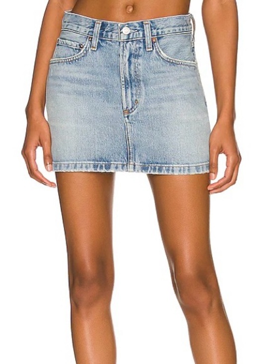 Agolde Dresses & Skirts - AGOLDE Liv Denim Mini Skirt | Size 26